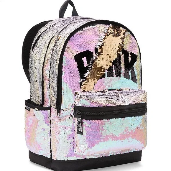 Victoria Secret PINK Sequin Backpack - Picture 1 of 3